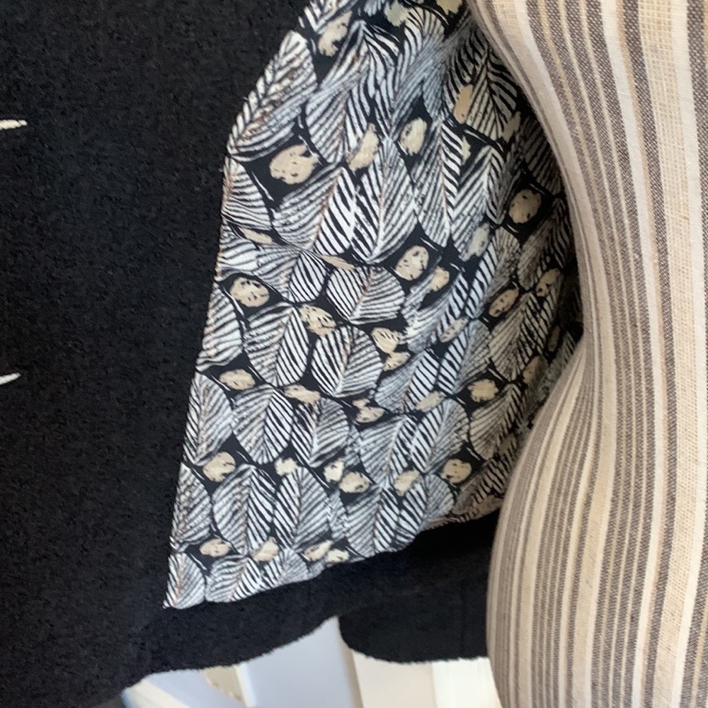 Sigrid Olsen Black 3 Button Jacket Size 12 - image 4